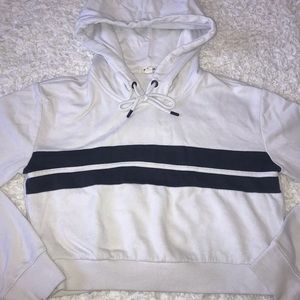 garage cropped hoodie